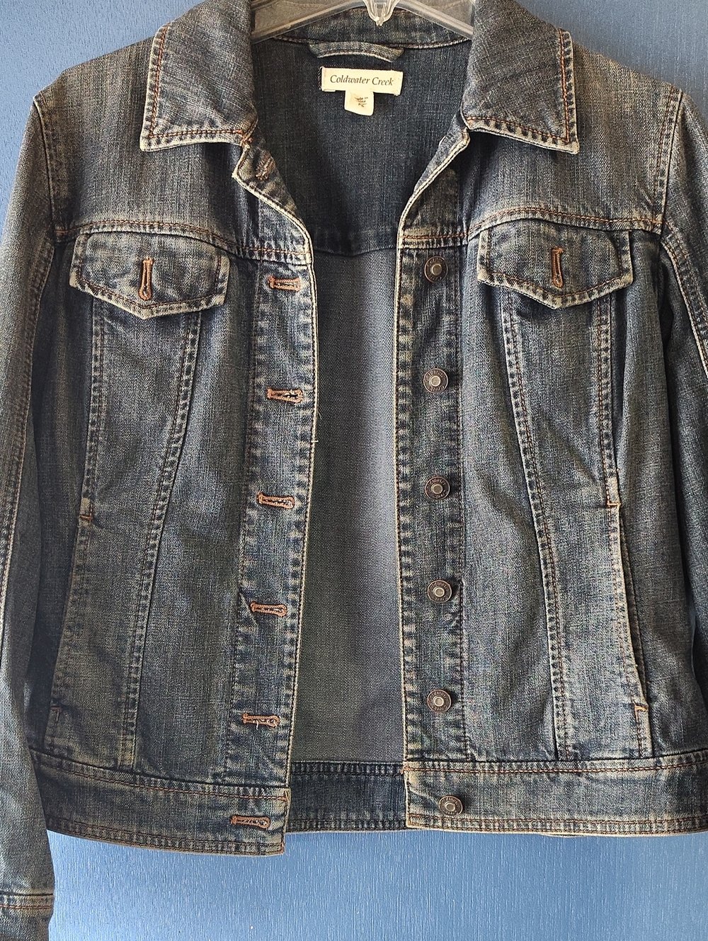 Coldwater Creek Men's Blue Denim Jacket